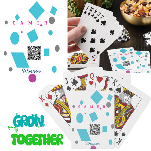 Baraja De Cartas Tarjetas de juego personalizadas, Groovy cree su p