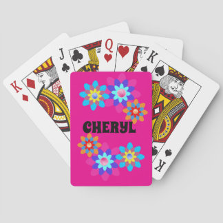 BARAJA DE CARTAS TARJETAS DE JUEGO PERSONALIZADAS HIPPIES GROOVY RO