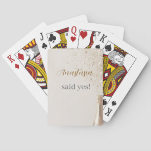 Baraja De Cartas Tarjetas de juego personalizadas para despedida de