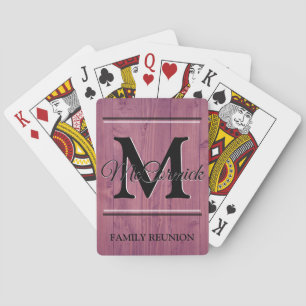Baraja De Cartas Tarjetas de juego personalizadas para Reunión Fami
