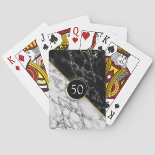 Baraja De Cartas Tarjetas de juego personalizadas regalo de mármol