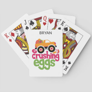 BARAJA DE CARTAS TARJETAS DE JUEGO PERSONALIZADAS "TRUCK CRUSHING H