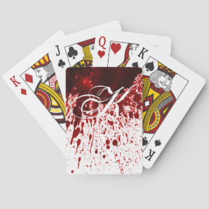 Baraja De Cartas Tarjetas de juego personalizadas Vampiro con manch