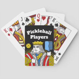 Baraja De Cartas Tarjetas de juego PICKLEBALL KING