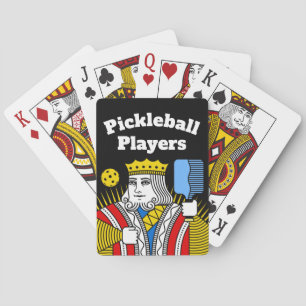 Baraja De Cartas Tarjetas de juego PICKLEBALL KING