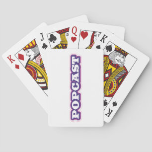 Baraja De Cartas Tarjetas de juego POPCAST (sin marcar)