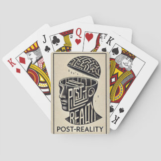 Baraja De Cartas Tarjetas de juego post-realidad