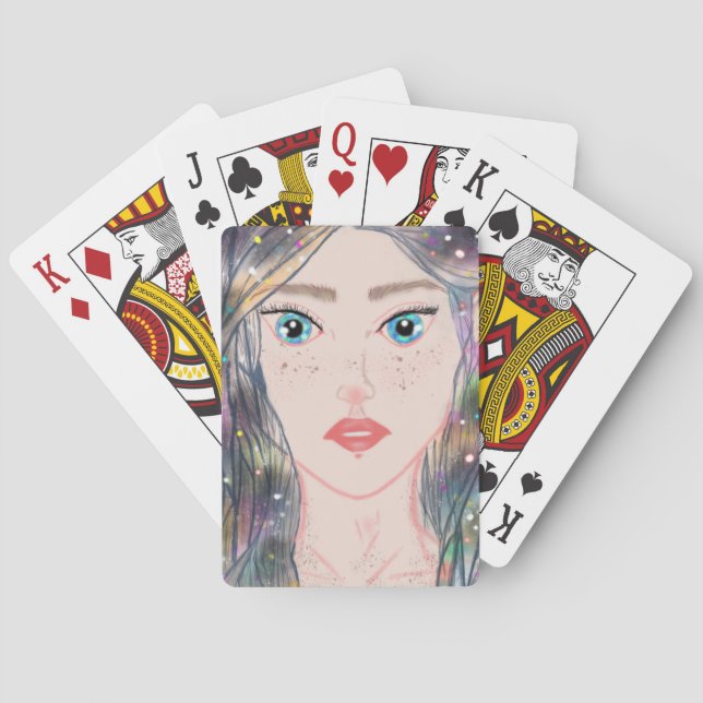 Baraja De Cartas Tarjetas de juego Princess cósmicas (Reverso)