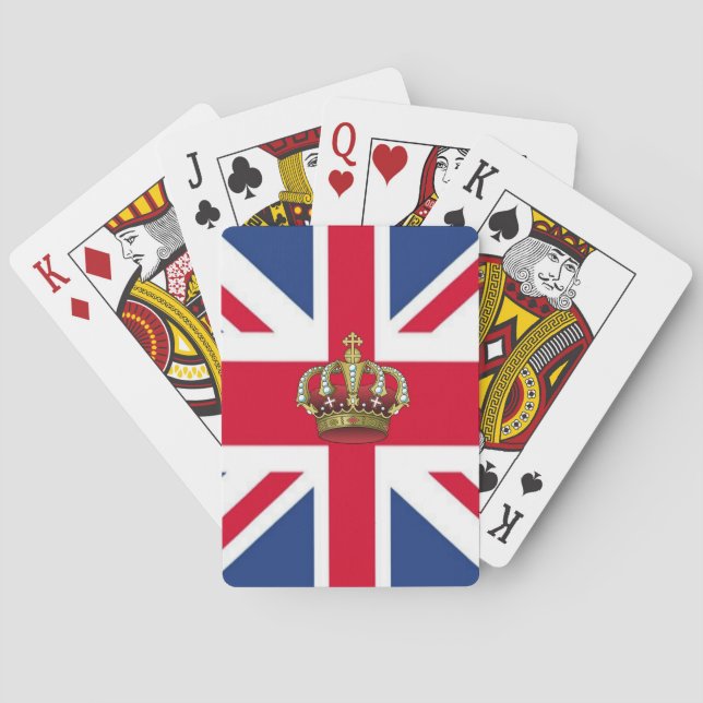 Baraja De Cartas Tarjetas de juego Queen Crown Bicycle® en el Reino (Reverso)