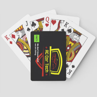 Baraja De Cartas Tarjetas de juego RC Car Tech