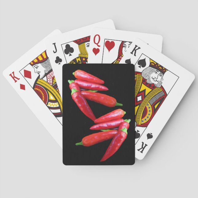 Baraja De Cartas Tarjetas de juego Red Hot Peppers (Reverso)
