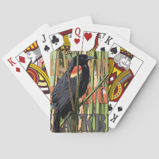 Baraja De Cartas Tarjetas de juego Red Wing Blackbird
