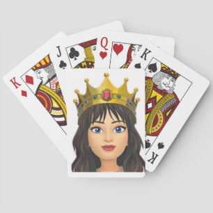 Baraja De Cartas Tarjetas de juego Reina