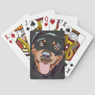 Baraja De Cartas Tarjetas de juego Rottweiler
