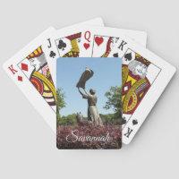 Tarjetas de juego Savannah - Chica ondulado