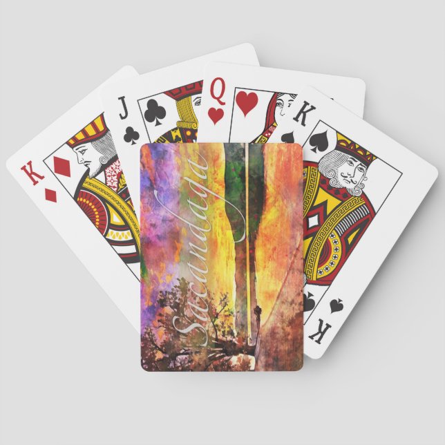 Baraja De Cartas Tarjetas de juego Scandalga Sunrise (Reverso)