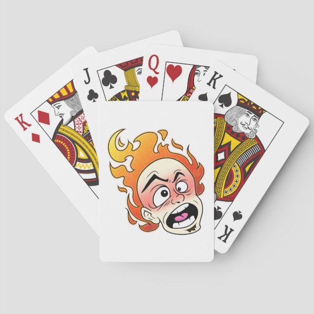 Baraja De Cartas Tarjetas de juego Scovillelicous Fire Head (Reverso)
