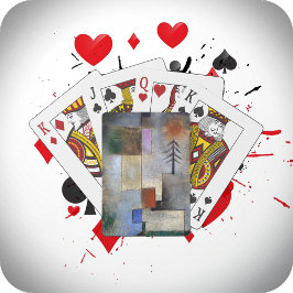 Baraja De Cartas TARJETAS DE JUEGO - "Small Fir" - Imagen de arte d