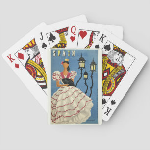 Baraja De Cartas Tarjetas de juego SPAIN Vintage Travel