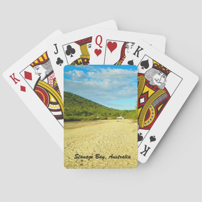 Baraja De Cartas Tarjetas de juego Stanage Bay Australia (Reverso)