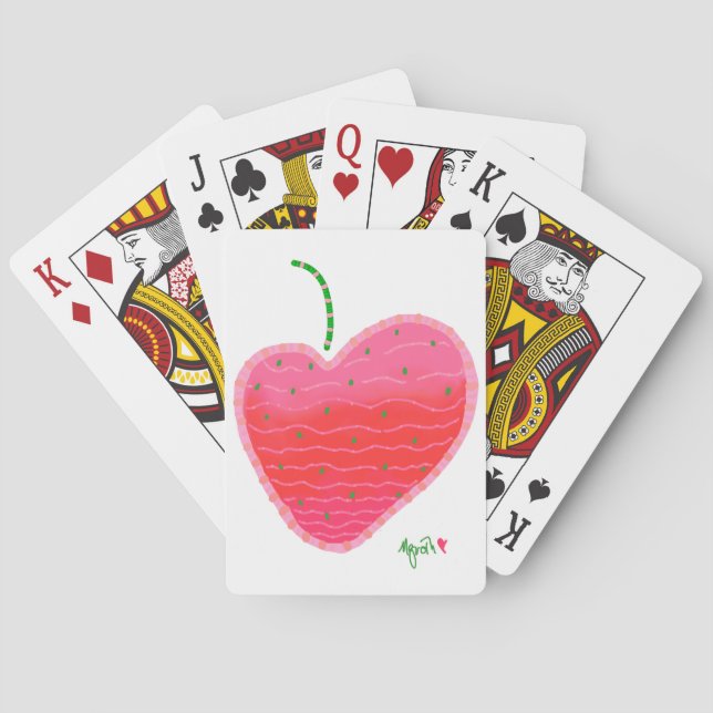 Baraja De Cartas Tarjetas de juego Strawberry (Reverso)