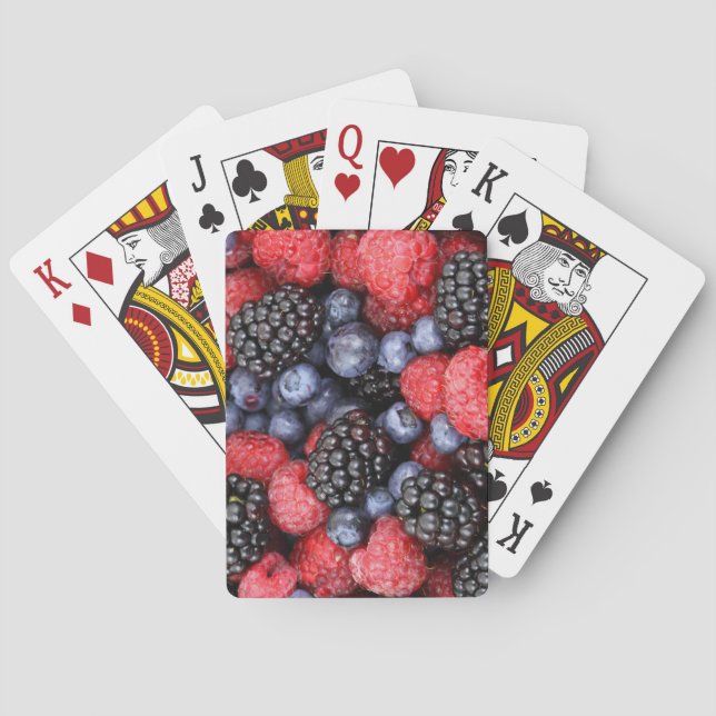 Baraja De Cartas Tarjetas de juego Summer Berries (Reverso)