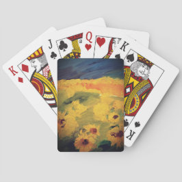 Baraja De Cartas Tarjetas de juego Sunflowers Art Classic