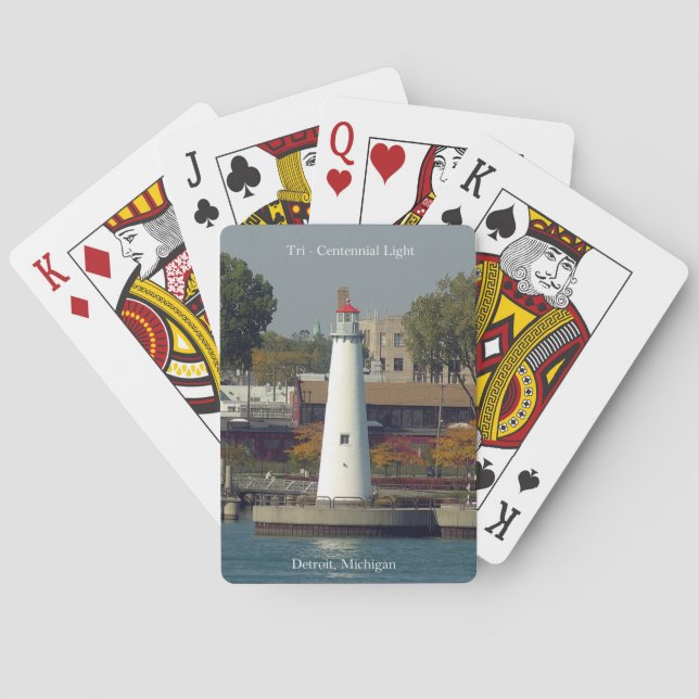 Baraja De Cartas Tarjetas de juego Tri Centennial Light (Reverso)