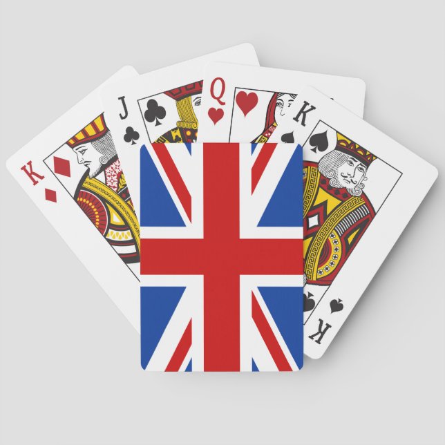Baraja De Cartas Tarjetas de juego Union Jack (Reverso)
