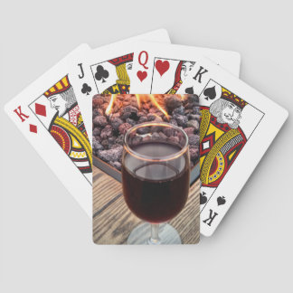 BARAJA DE CARTAS TARJETAS DE JUEGO, VIDRIO DE VINO, REGALOS, FAVOR