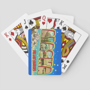 Baraja De Cartas Tarjetas de juego vintage de Alaska brillantes
