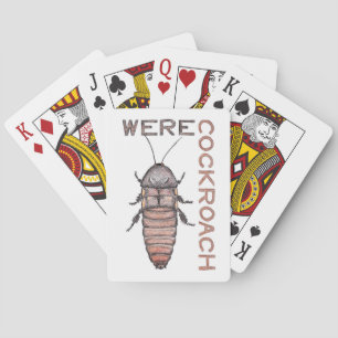 Baraja De Cartas Tarjetas de juego Werecockroach