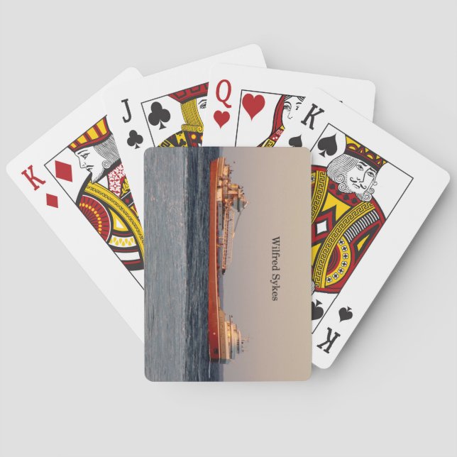 Baraja De Cartas Tarjetas de juego Wilfred Sykes (Reverso)