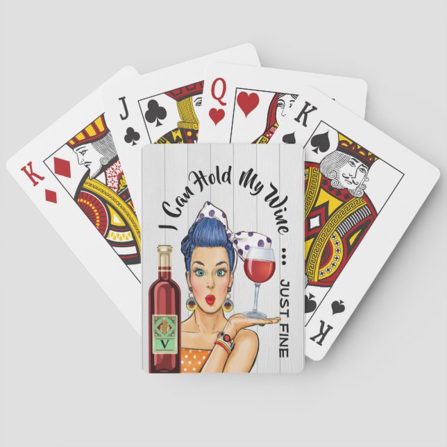 Baraja De Cartas Tarjetas de juego WINE HUMOR (Reverso)