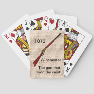 Baraja De Cartas Tarjetas de Juegos de Winchester 1873
