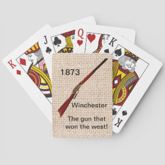 Baraja De Cartas Tarjetas de Juegos de Winchester 1873