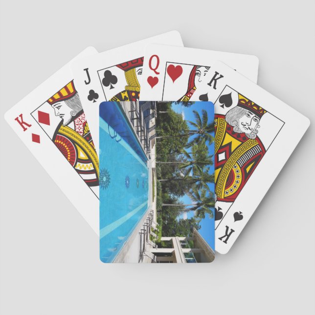 Baraja De Cartas Tarjetas de juegos para la piscina (Reverso)
