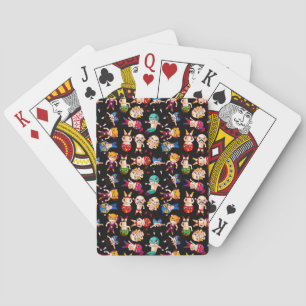 Baraja De Cartas Tarjetas de luchador pequeño
