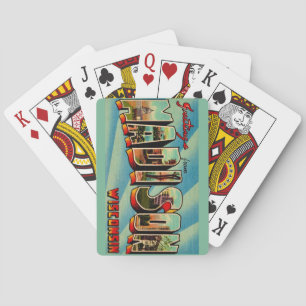 Baraja De Cartas Tarjetas de Madison Wisconsin en Postales