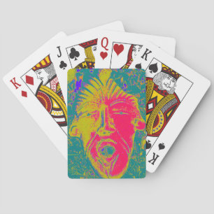 Baraja De Cartas tarjetas de máscara de canto