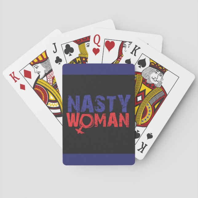 Baraja De Cartas Tarjetas de mujer NASTY (Reverso)