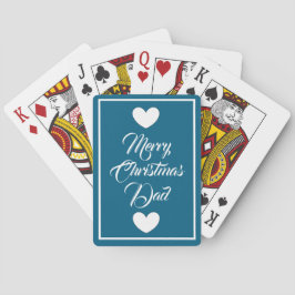 Baraja De Cartas Tarjetas de Navidad para papá de dalDesignNZ