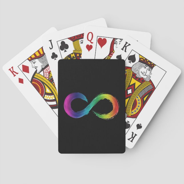 Baraja De Cartas Tarjetas de neurodiversidad: conciencia del autism (Reverso)