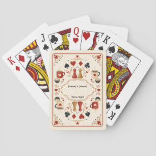 Baraja De Cartas Tarjetas de Noche de Juegos de Pareja