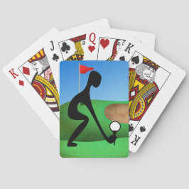 Baraja De Cartas Tarjetas de novedad Alien Golf Classic
