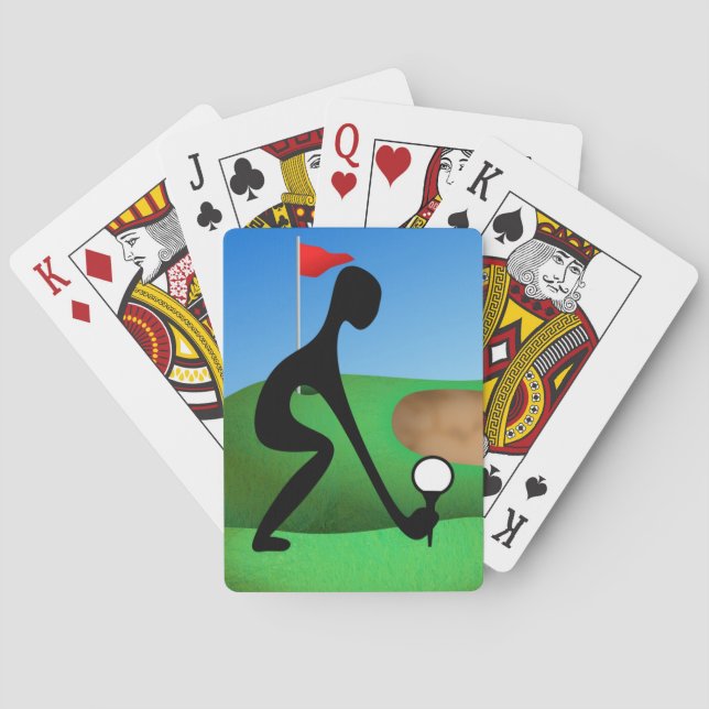 Baraja De Cartas Tarjetas de novedad Alien Golf Classic (Reverso)