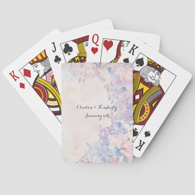 Baraja De Cartas Tarjetas de póquer Allesandra, obsequios para fies (Reverso)