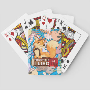 Baraja De Cartas Tarjetas de póquer : Confía en mí que he mentido (