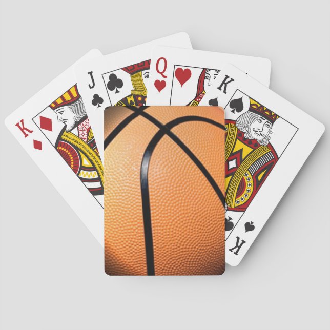 Baraja De Cartas Tarjetas de póquer de baloncesto - Personalizadas (Reverso)