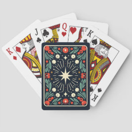 Baraja De Cartas Tarjetas de póquer de borde de estrella de bayas d